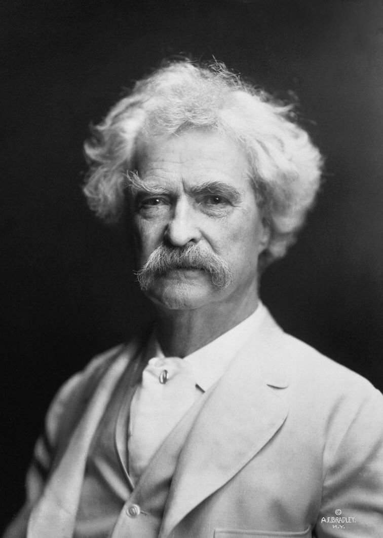 Revista Literaria Galeradas. Foto Mark Twain